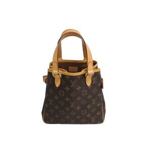 Louis Vuitton Batignolle Leather Brown Monogram Shoulder Bag